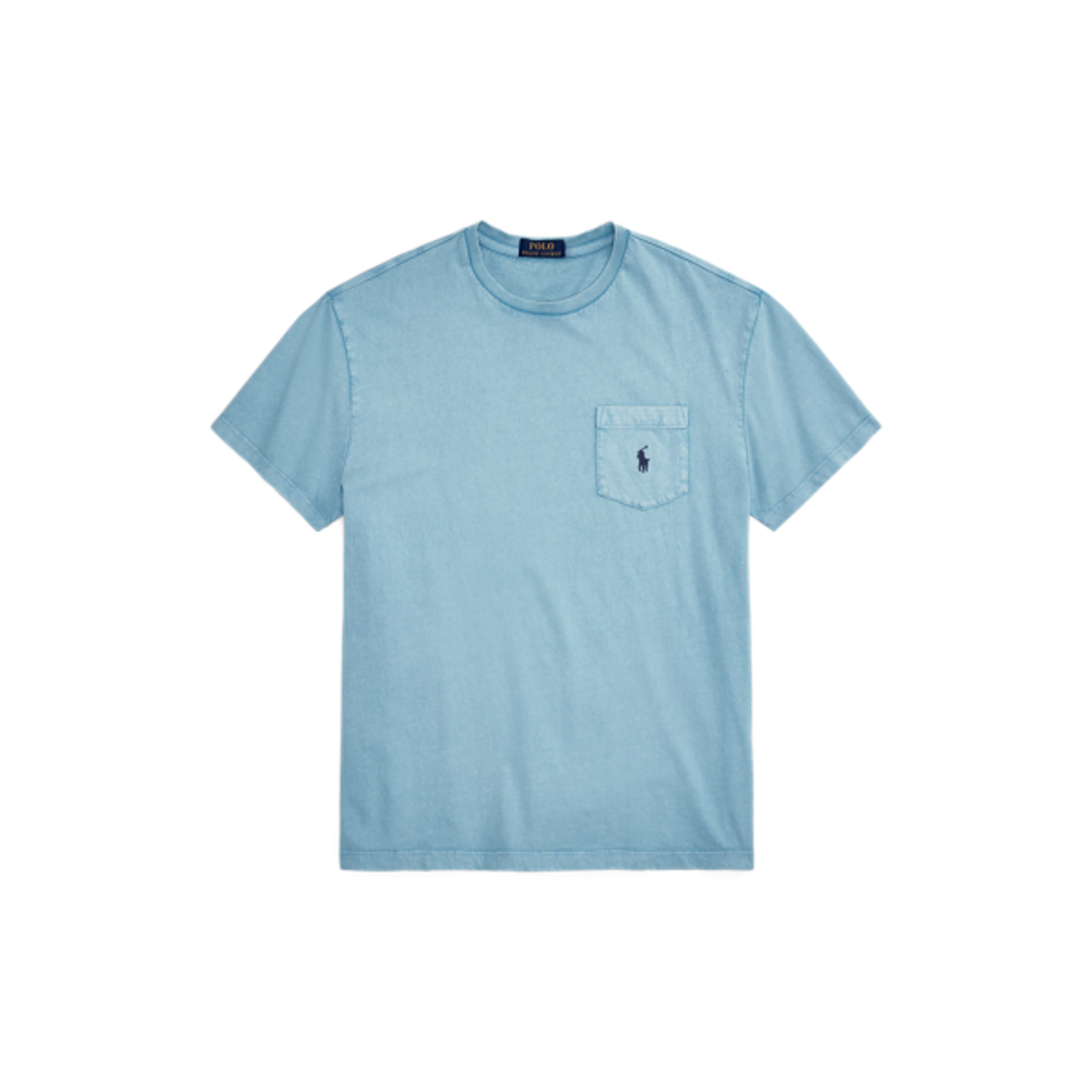 Classic Fit Cotton-Linen Pocket T-Shirt XL
